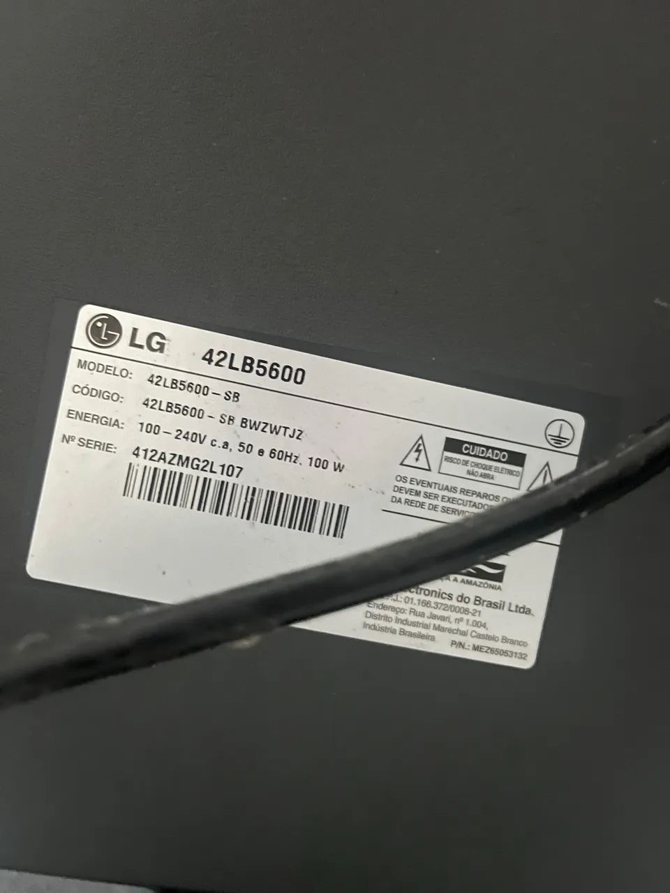TV LG COM DEFEITO DE TELA - Foto 2