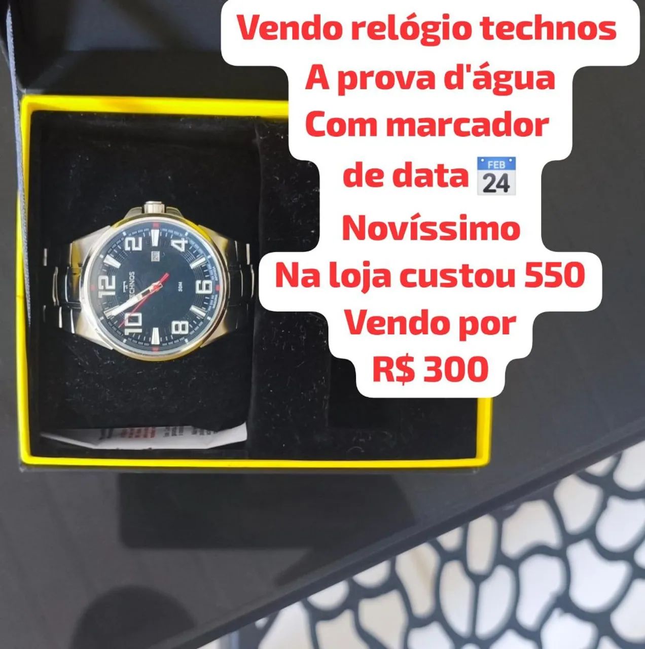 Relógio technos masculino 