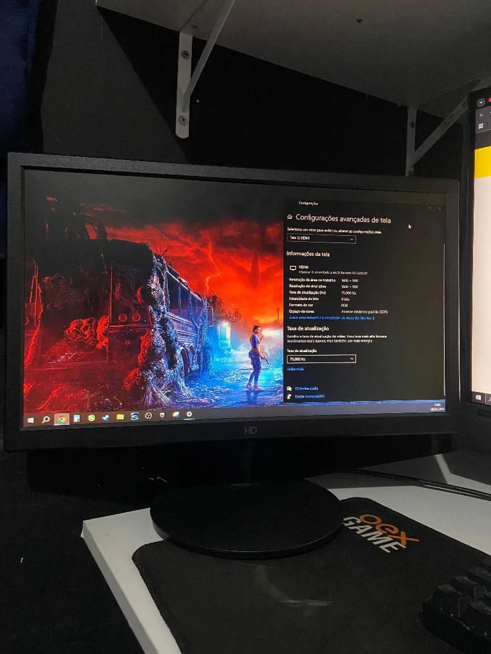 Monitor HQ 19.5 LED widescreen, HDMI, VGA, 75hz