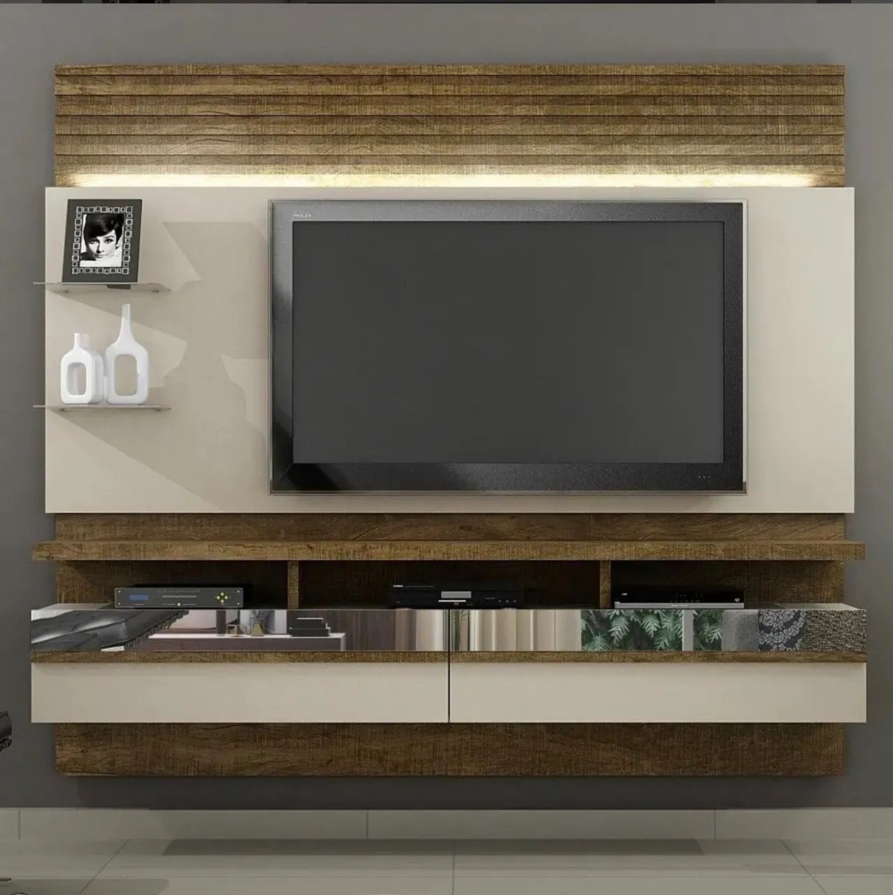 Painel Home Requinte com Espelho - Foto 4