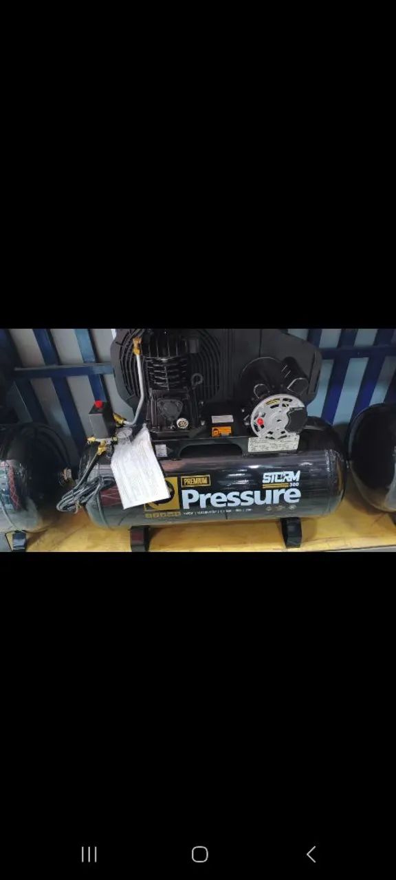 COMPRESSOR DE AR 2HP 127/220V MONO 10PES PRESSURE - Foto 2