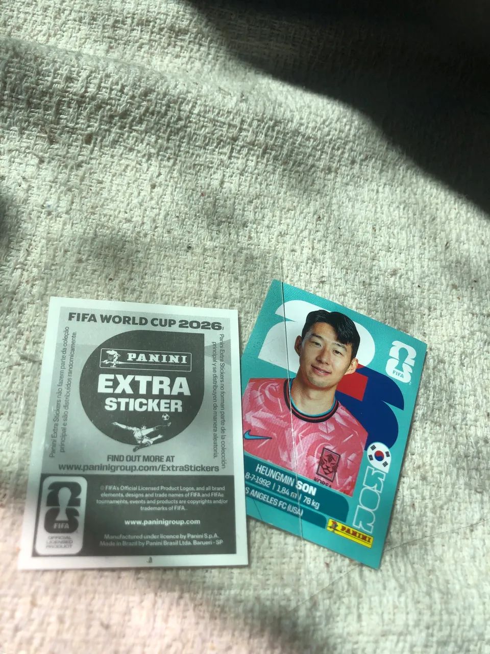 Figurinha Extra Sticker da copa 2026 - Com sleeve protetor - Foto 2
