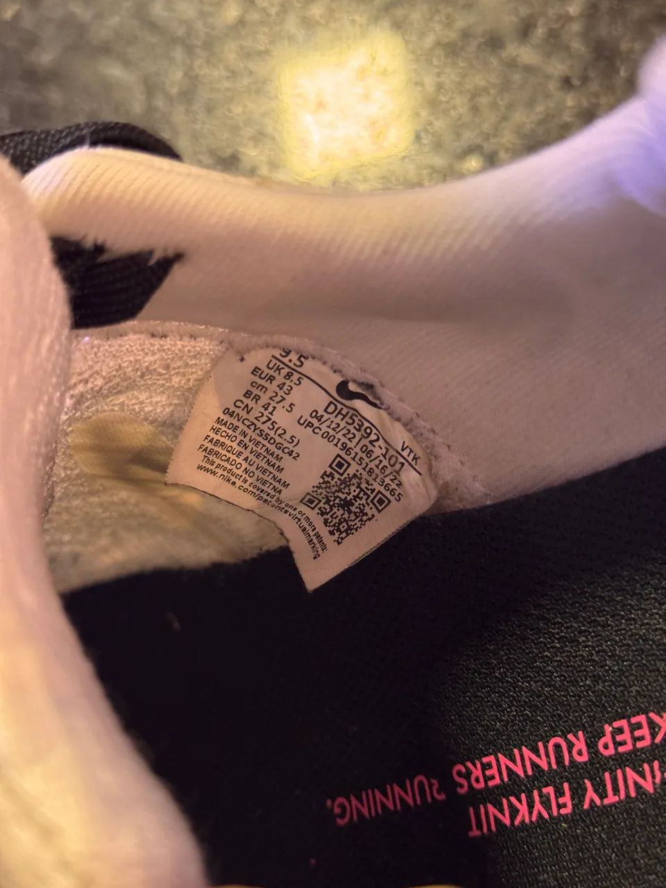 Tênis Nike React Infinity Flyknit 3 Original - Tam 41 | Usado - Foto 3