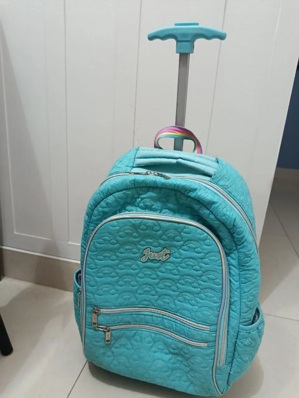 Mochila de costas e rodinha - Foto 2