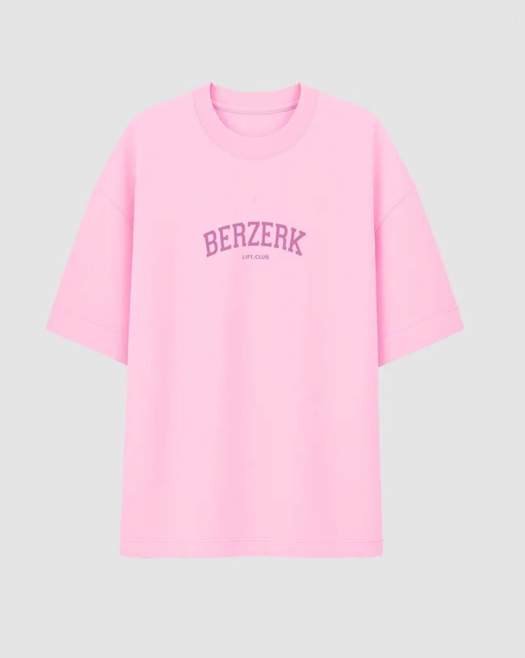 Camiseta oversized berzerk rosa  - Foto 3