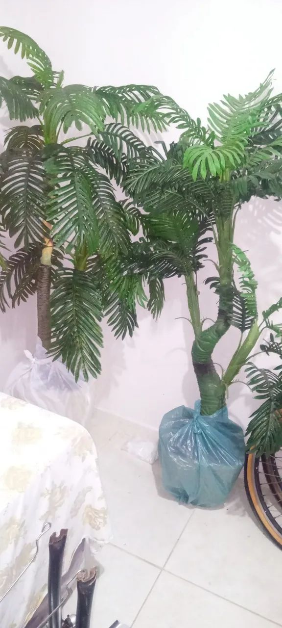Planta artificial realista palmeiras 02  - Foto 4