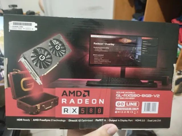 AMD Radeon RX 580 2048 SP GOLINE 8 GB (COM AVARIAS, LEIA A DESCRIÇÃO!) ABAIXO ATÉ R$ 300 - Foto 6