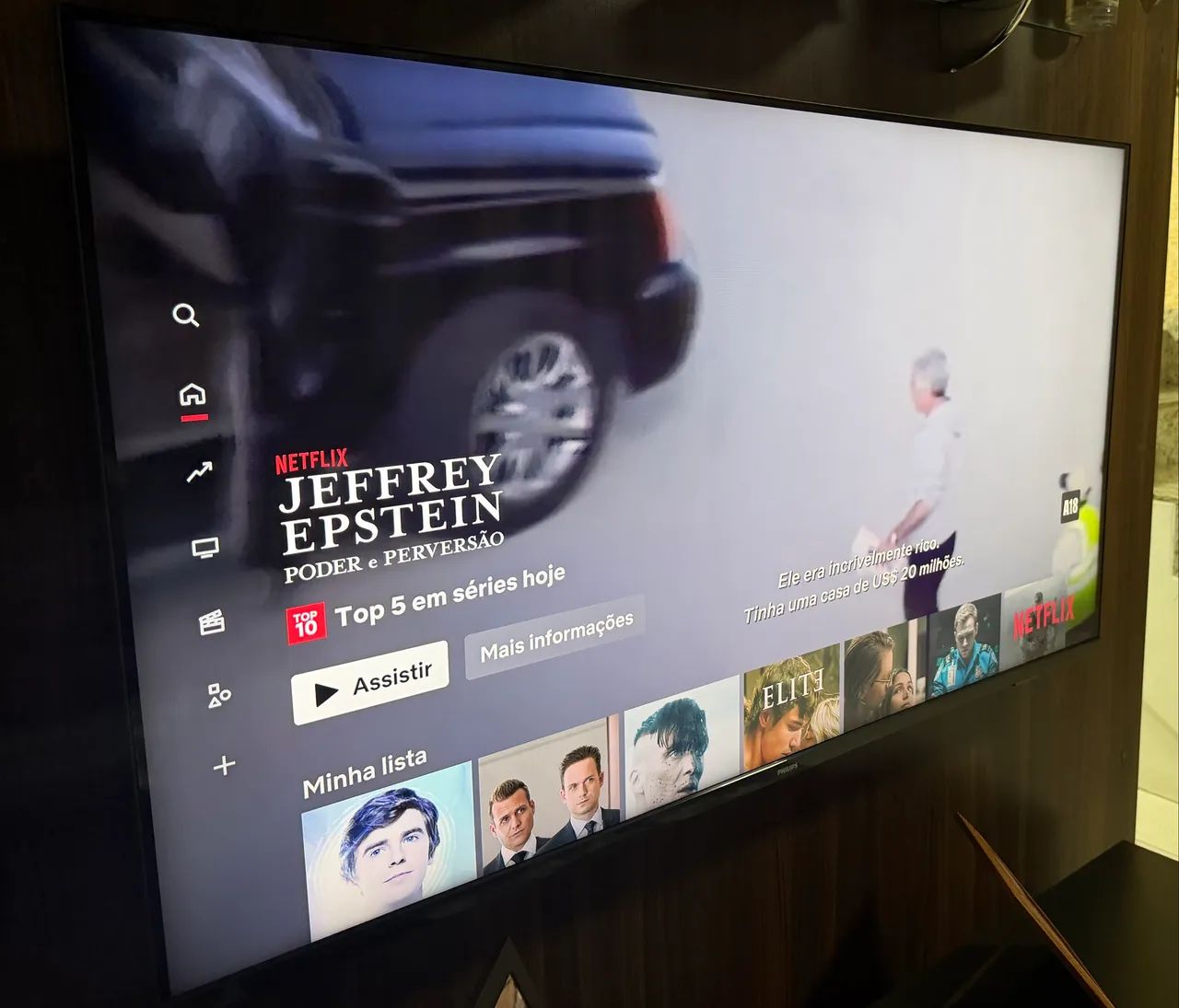 TV Philips 4K UHD de 50 Polegadas ANDROID TV  - Foto 2