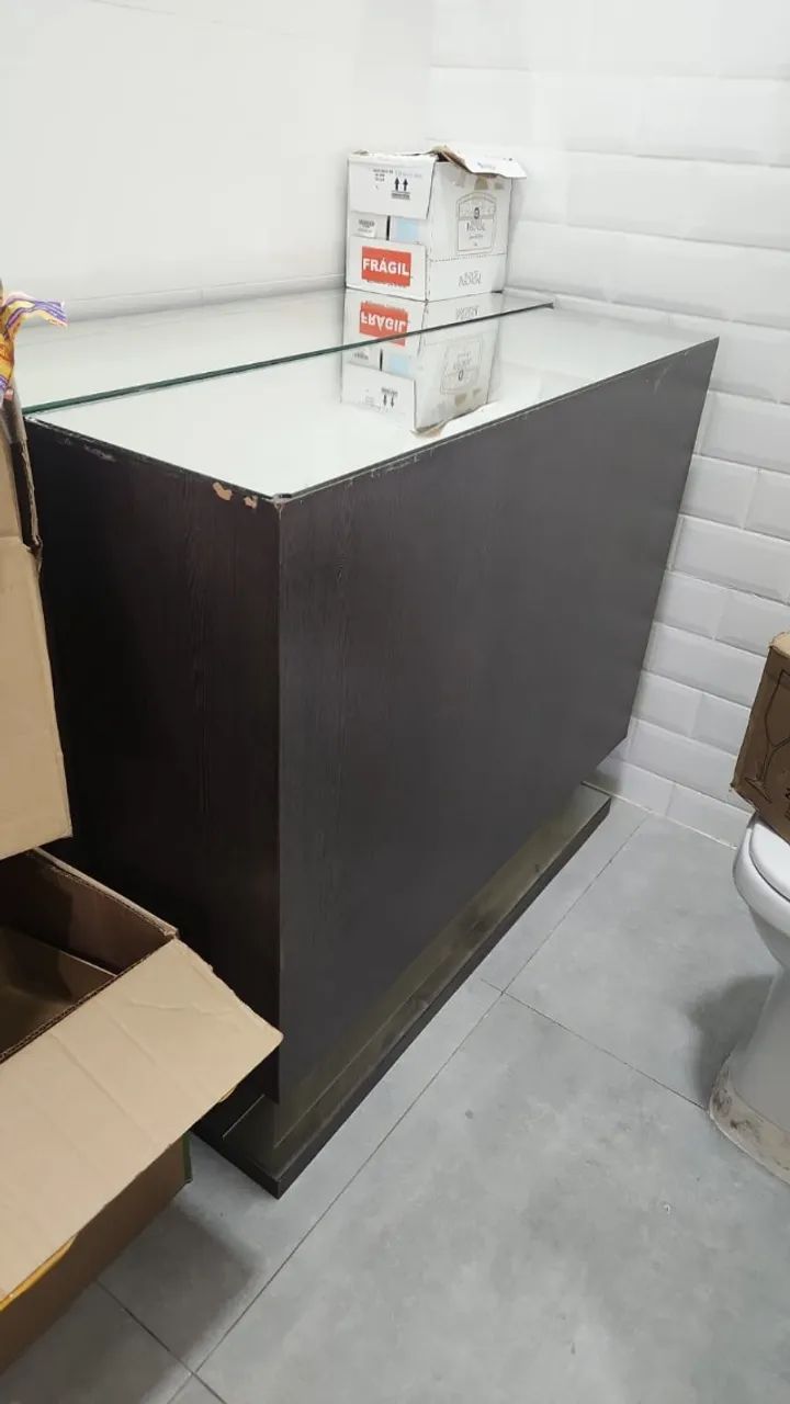 expositor de vidro para loja 