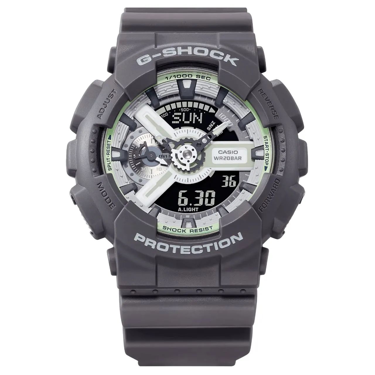 relógio casio g-shock hidden glow ga-110hd-8a