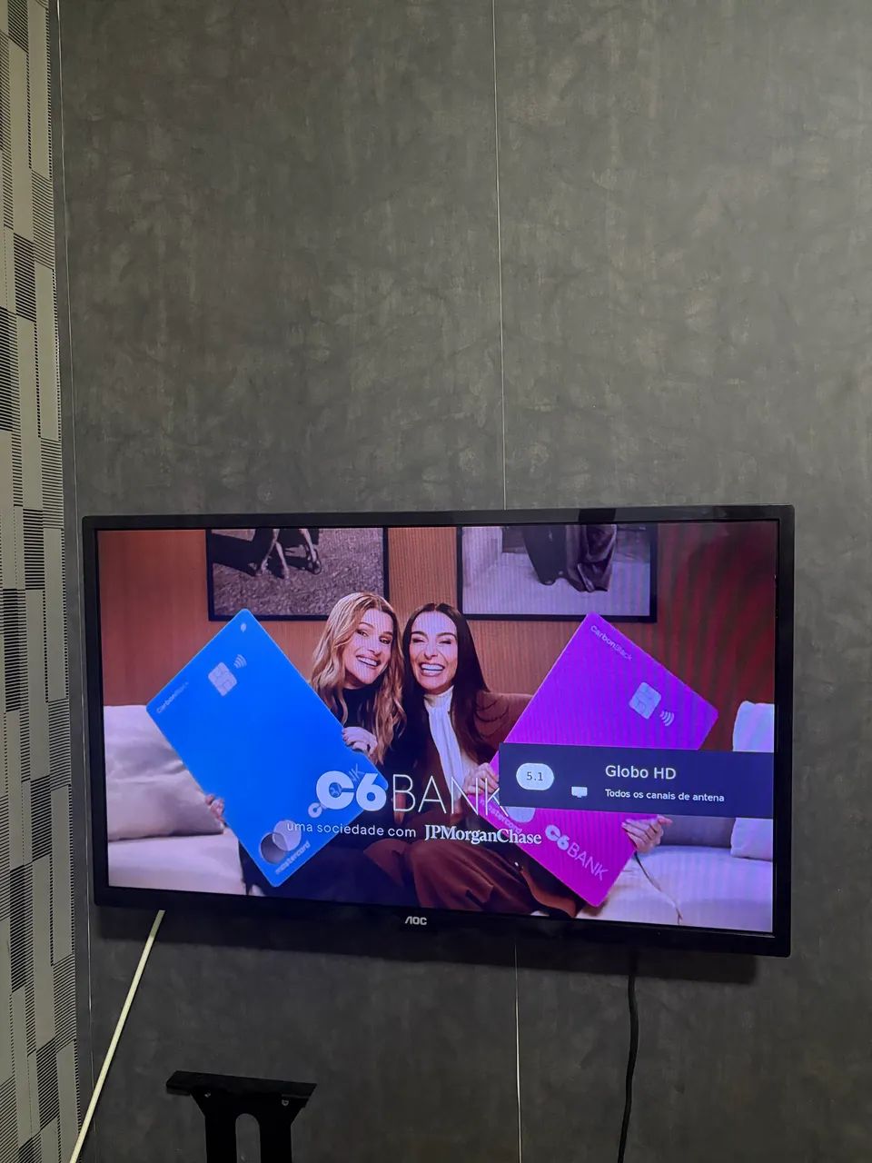 Smart TV de 32" AOC 32S5295 com tela LED HD - preto - Foto 3