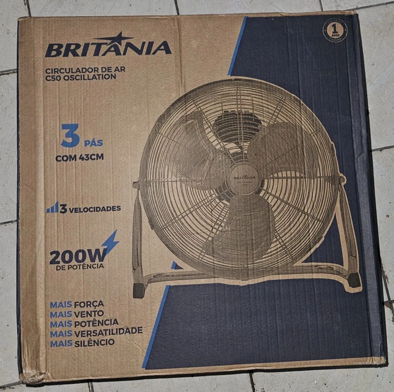 Ventilador Britânia circulador de ar
