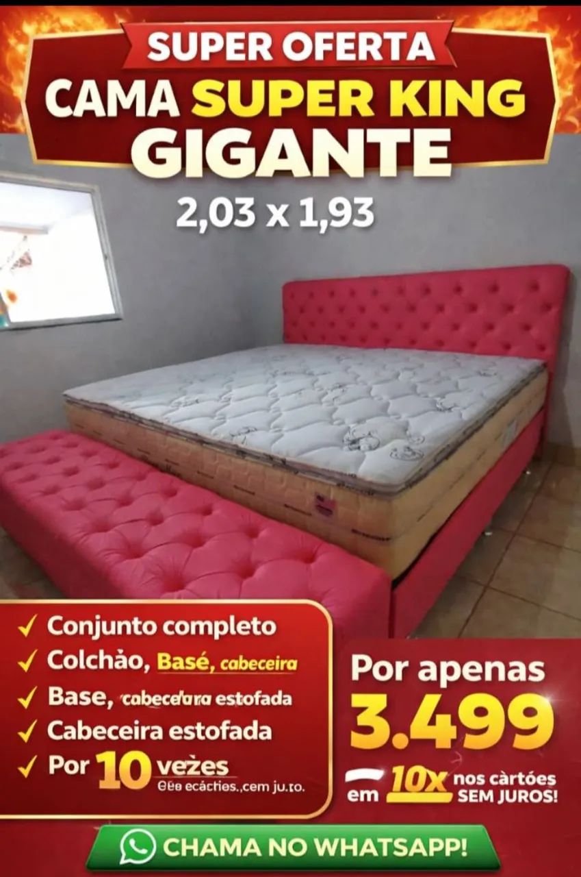 Cama box casal 