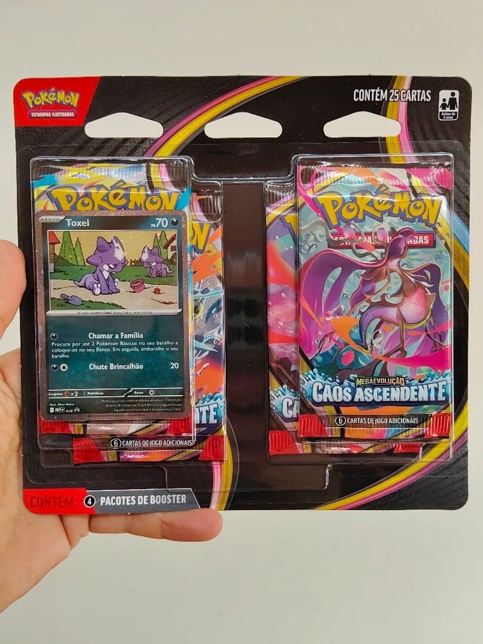 Blister Quadrúplo Pokémon ME04 CAOS ASCENDENTE
