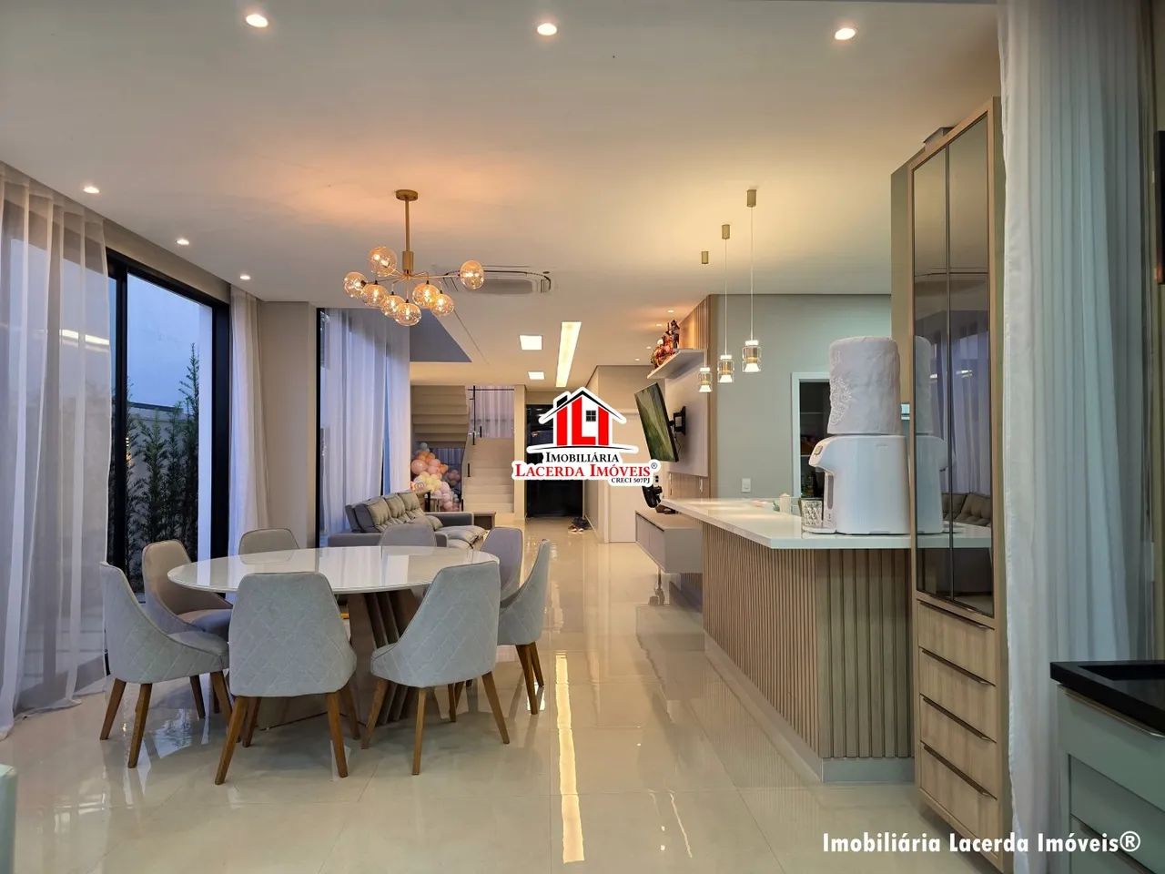 CASA RESERVA DO PARQUE, DUPLEX 4 SUÍTES, 362M² EDIFICADO, ENERGIA SOLAR, AMBIENTES INTEGRA - Foto 5