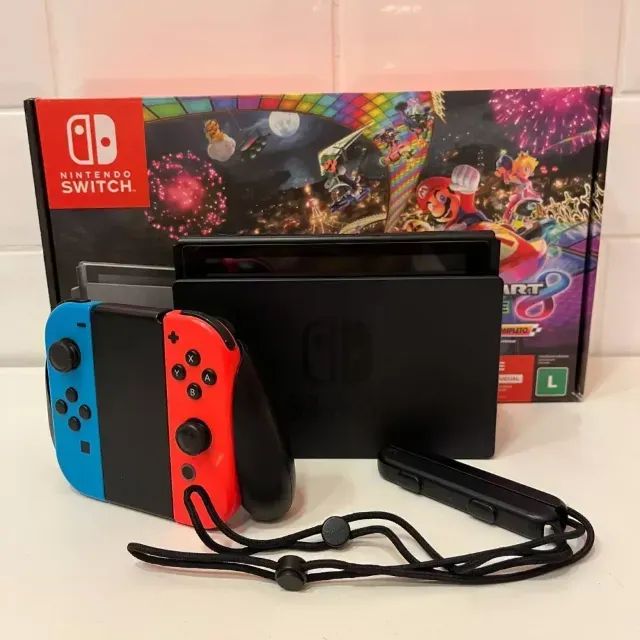 Nintendo Switch V2 - 32Gb - Caixa - Foto 3