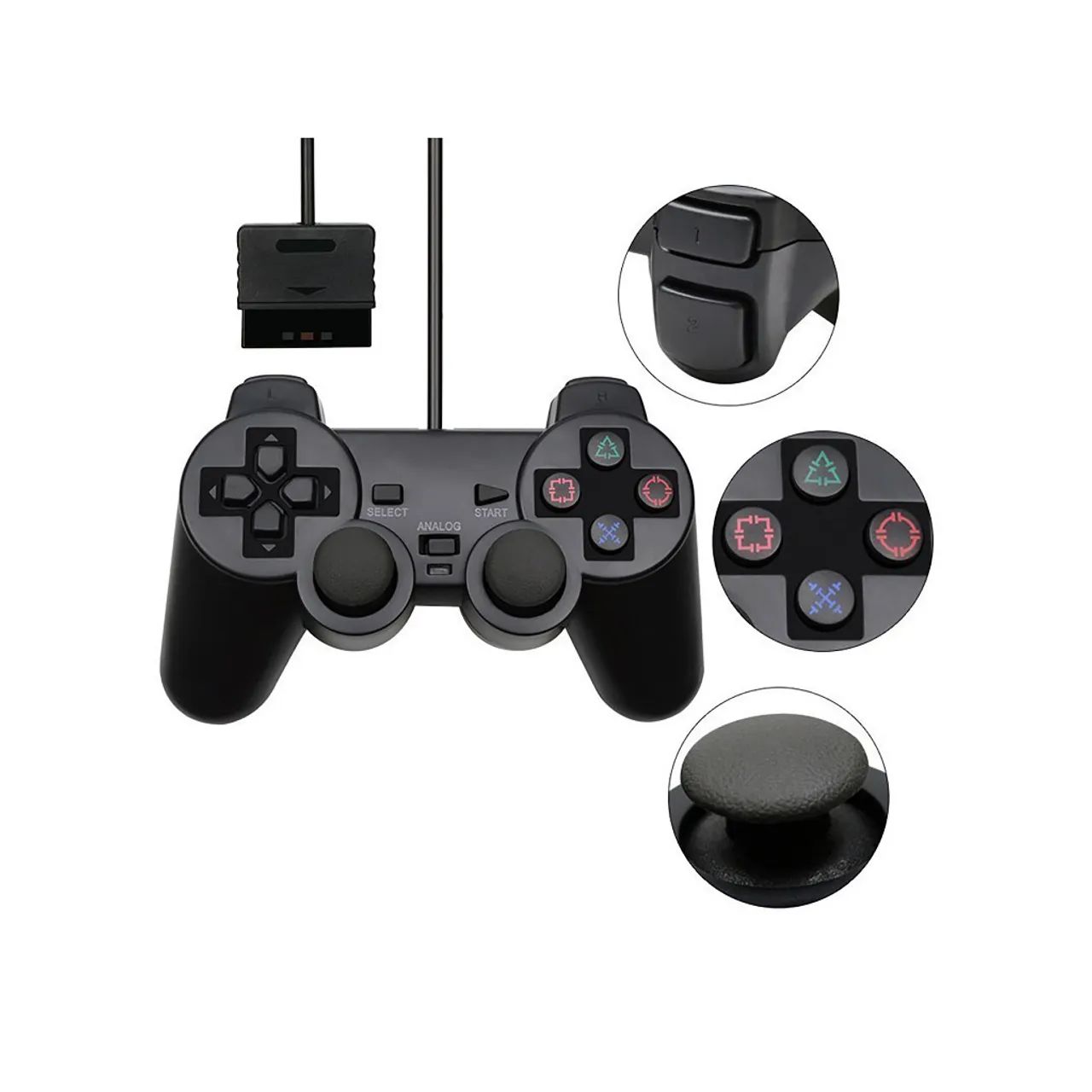 Controle para PS2 DualShock 2 com Fio - Analógico A051 - Foto 2