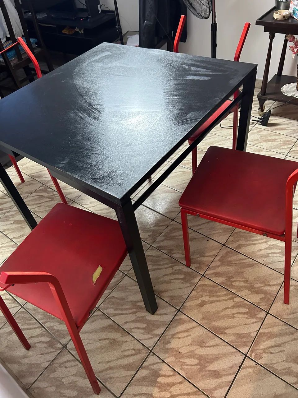 Mesa com 4 cadeiras - Foto 4