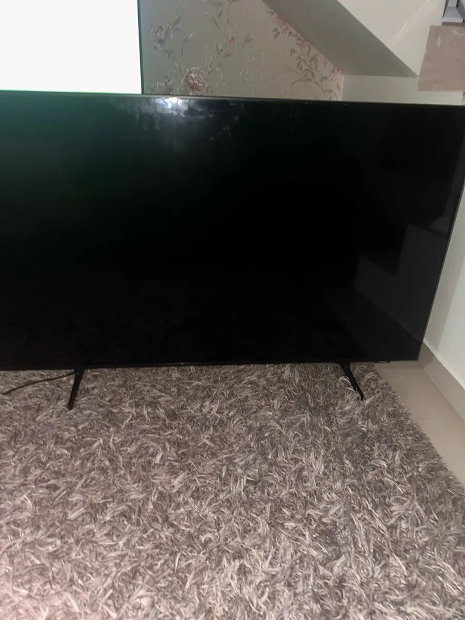 TV CRISTAL SANSUNG 4k com defeito no display