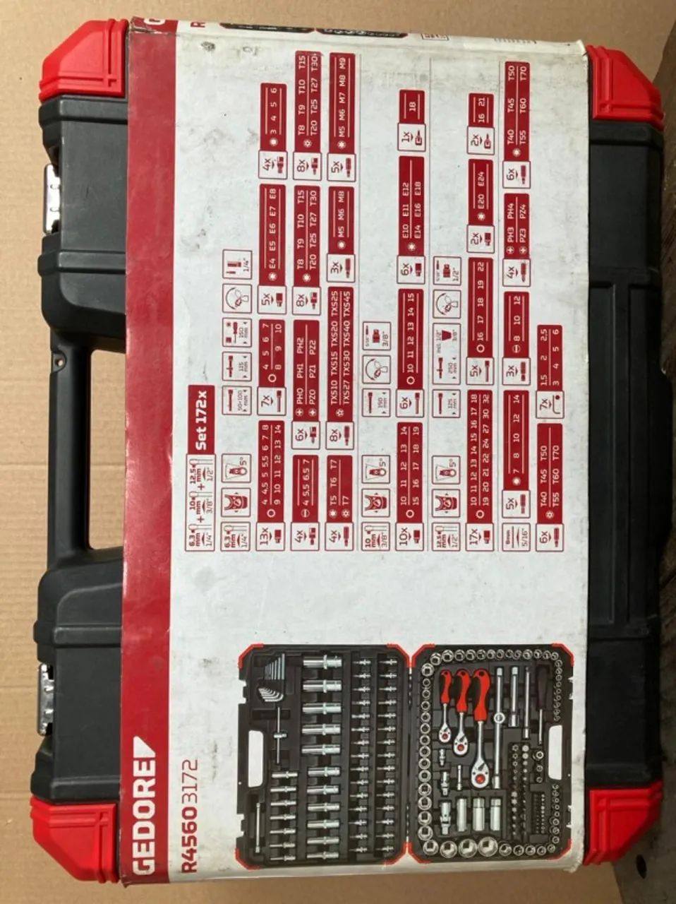  Jogo Soquetes Gedore Red Kit Ferramentas 172 Peças - Foto 3