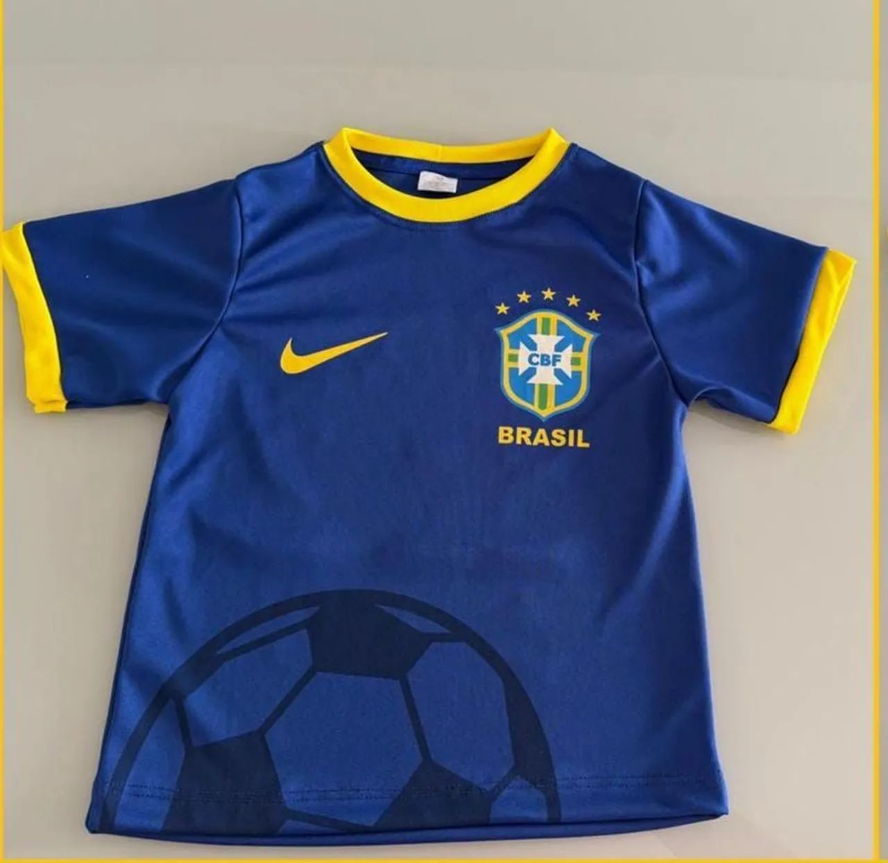 Camiseta do Brasil infantil NOVA - Foto 2