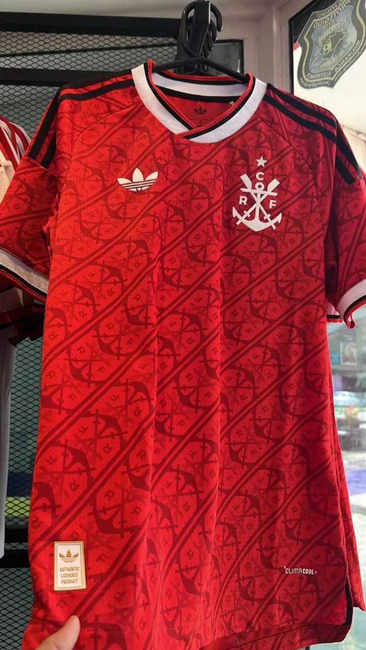 Manto 3'vermelho original flamengo  - Foto 2