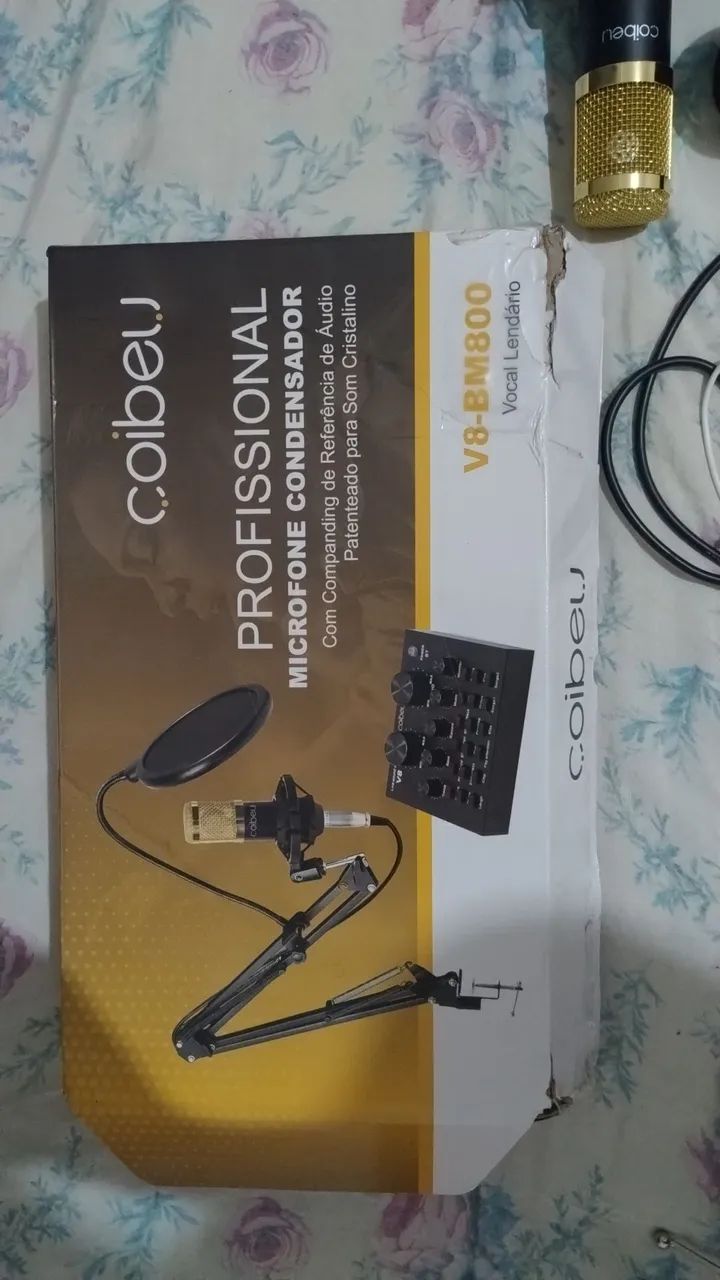 kit completo microfone condensador BM800 - Foto 3