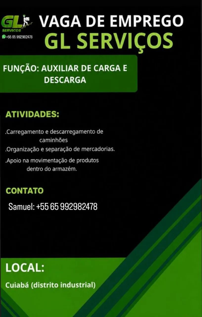 Vagas na empresa GT TRANSPORTES 