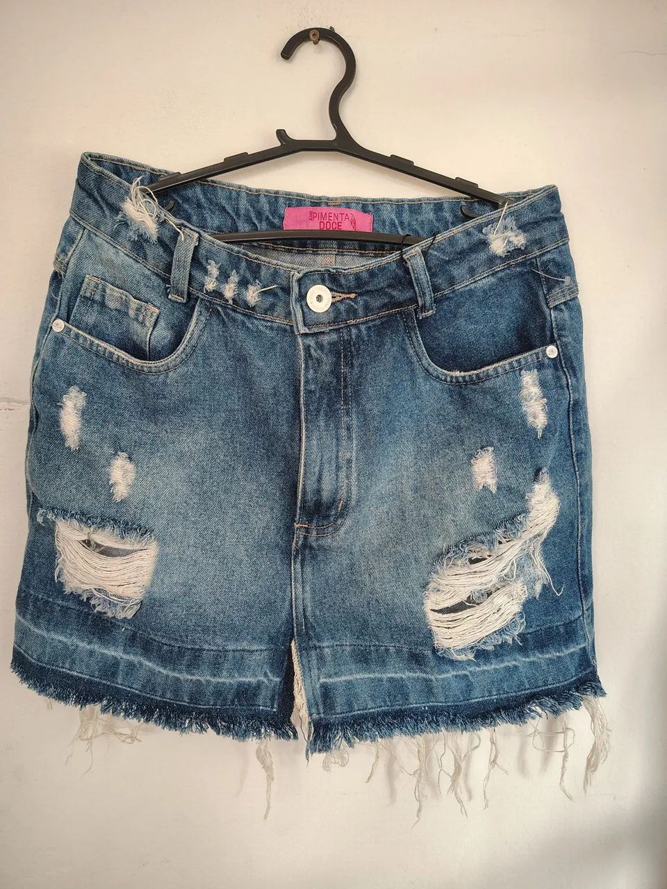 Saia jeans desapego 
