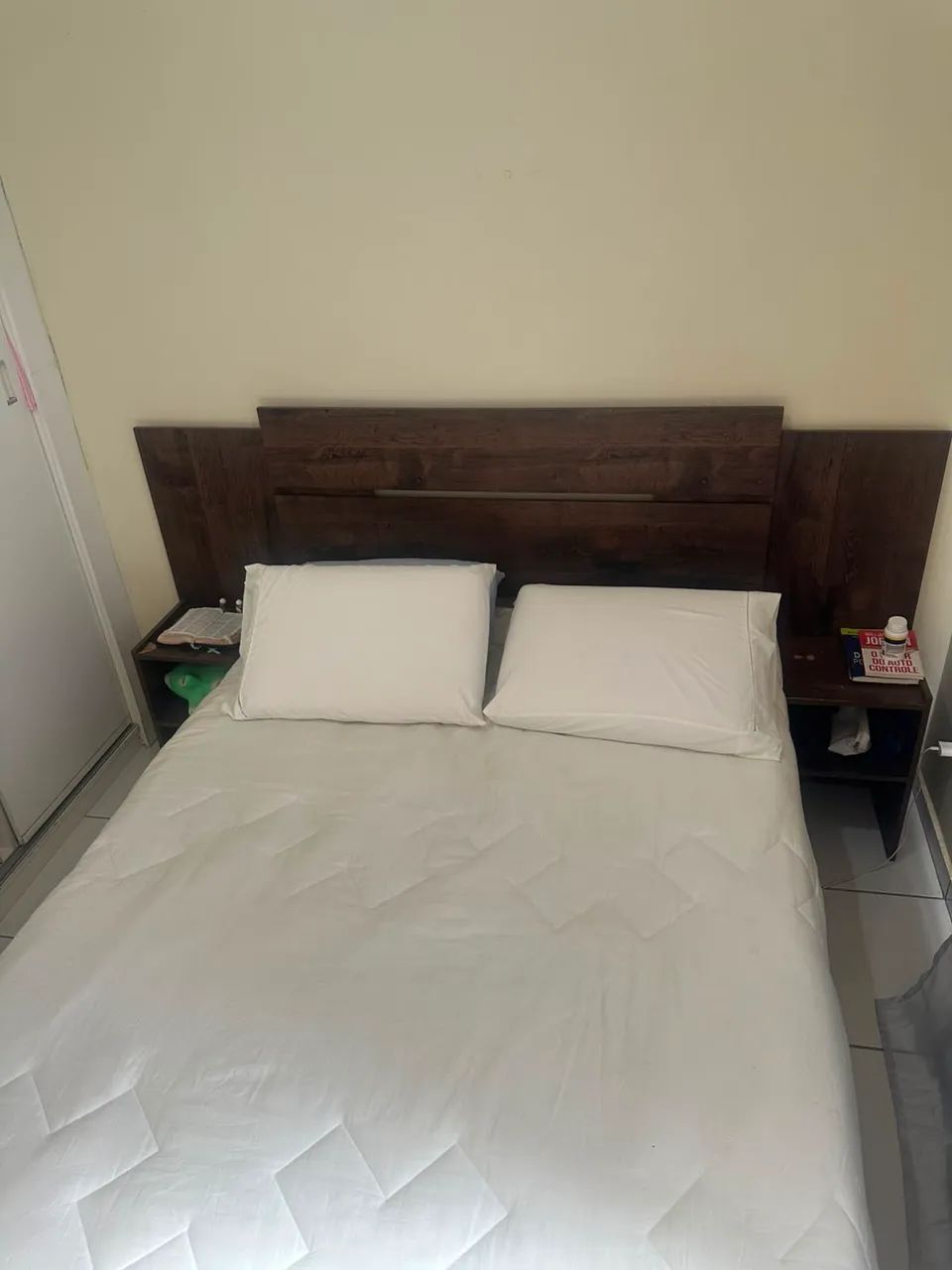 Colchao de casal padrão 138  com a cama box - Foto 3