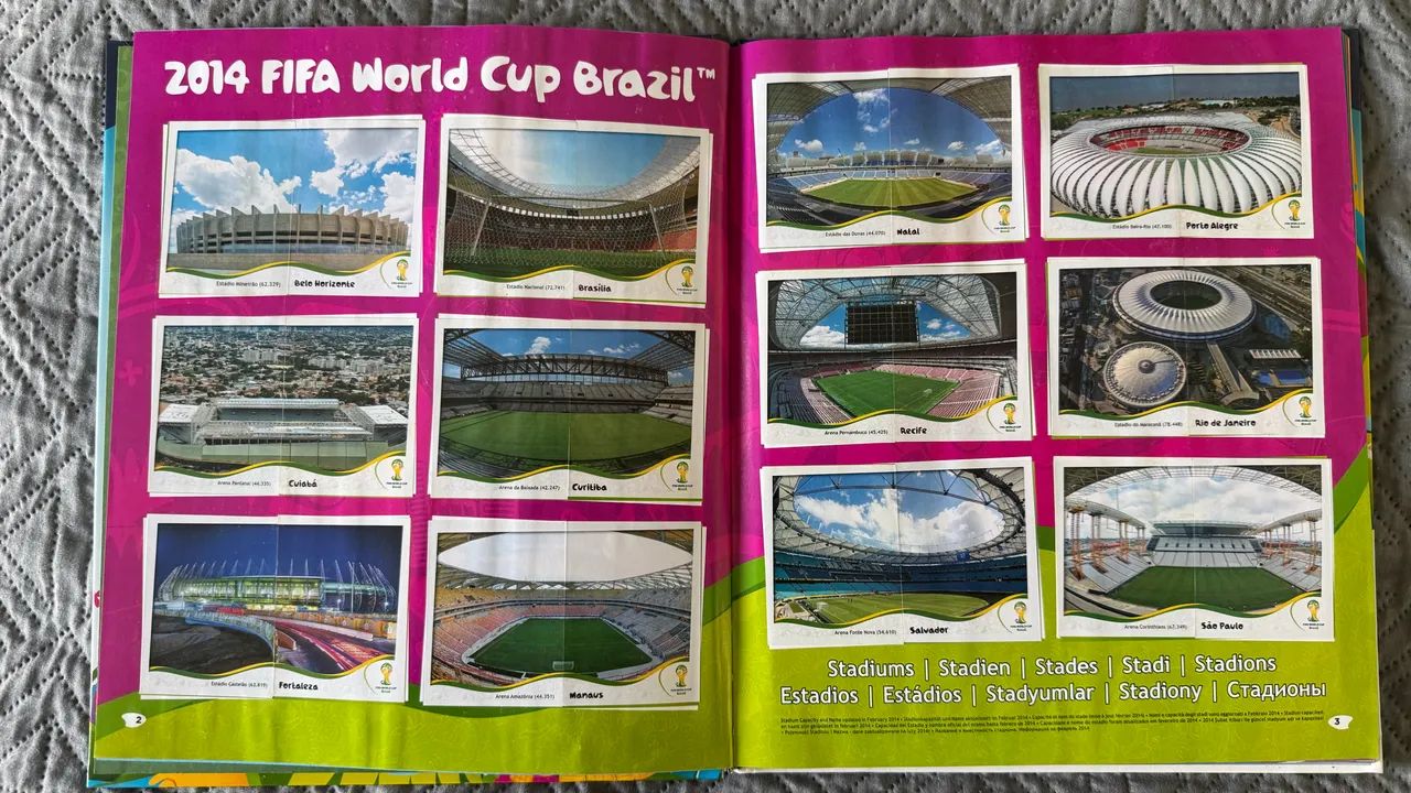 Álbum Copa 2014 - Brasil (capa dura e completo) - Foto 2