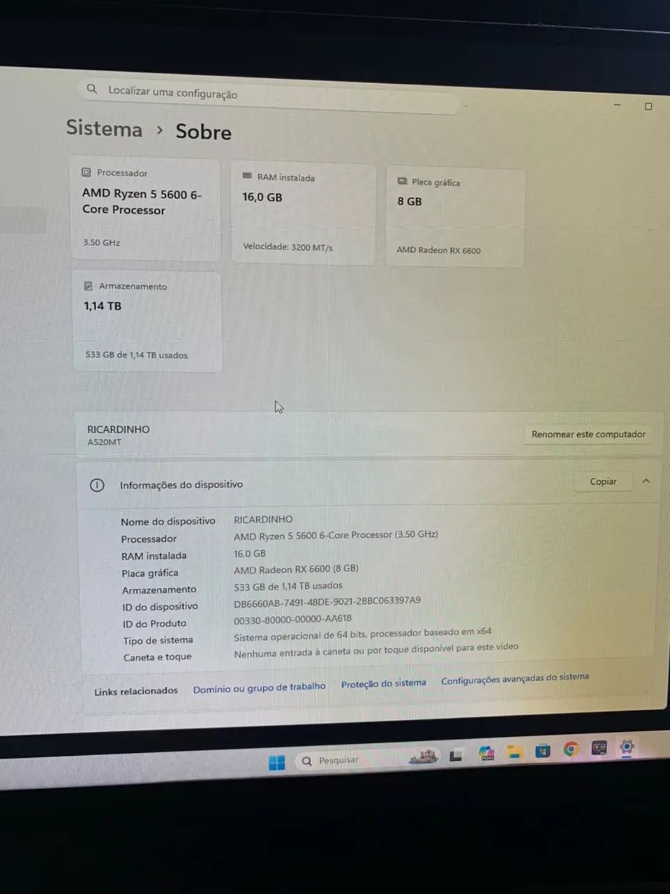 Computador gamer completo 