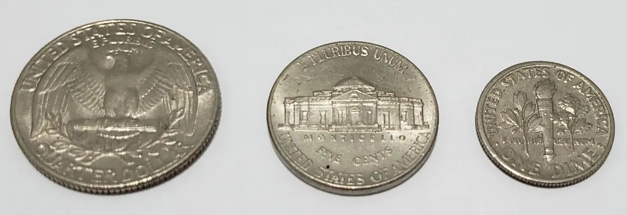 Moedas Americanas Antigas - Foto 3