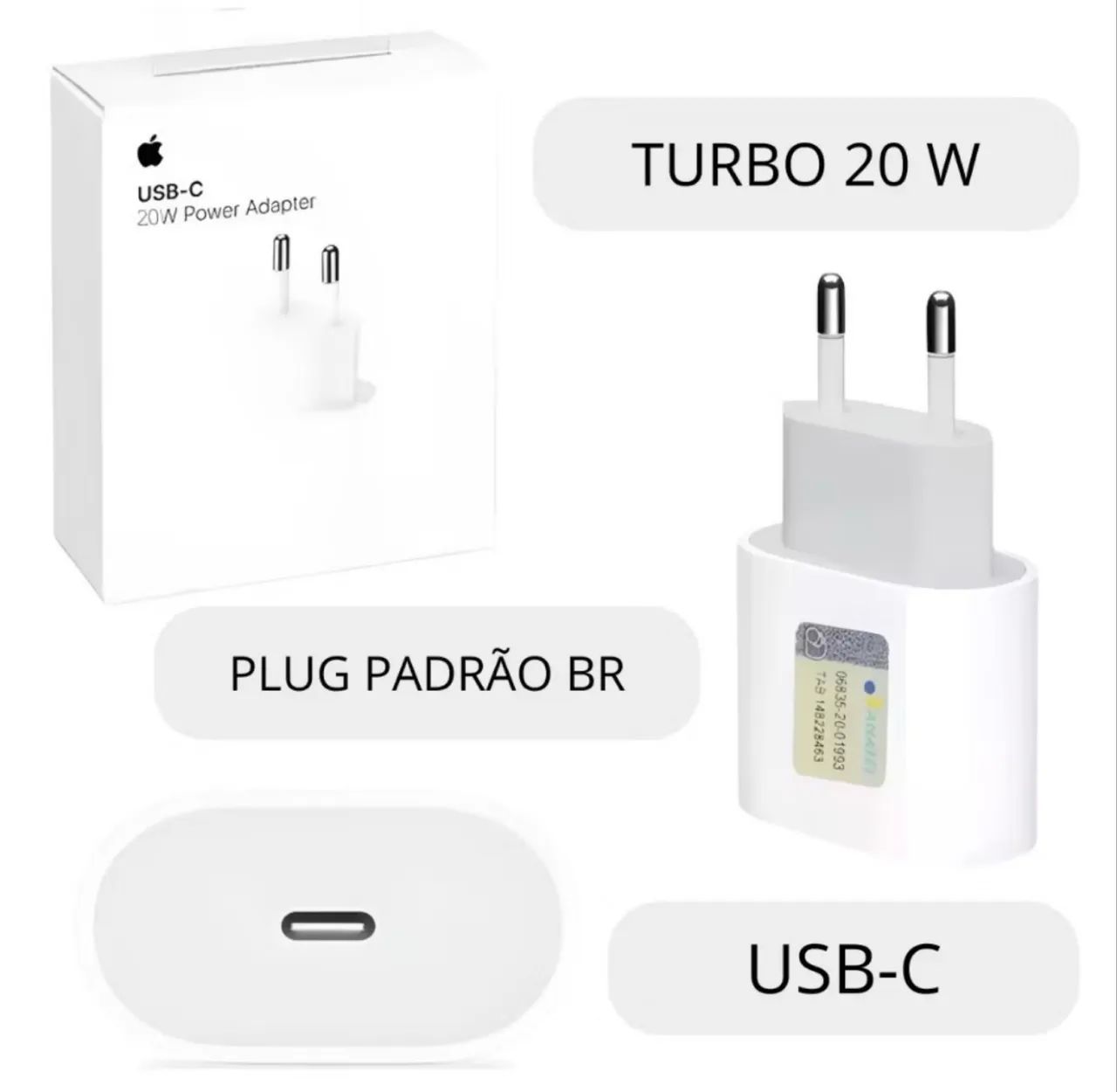 Carregador Iphone ORIGINAL APPLE