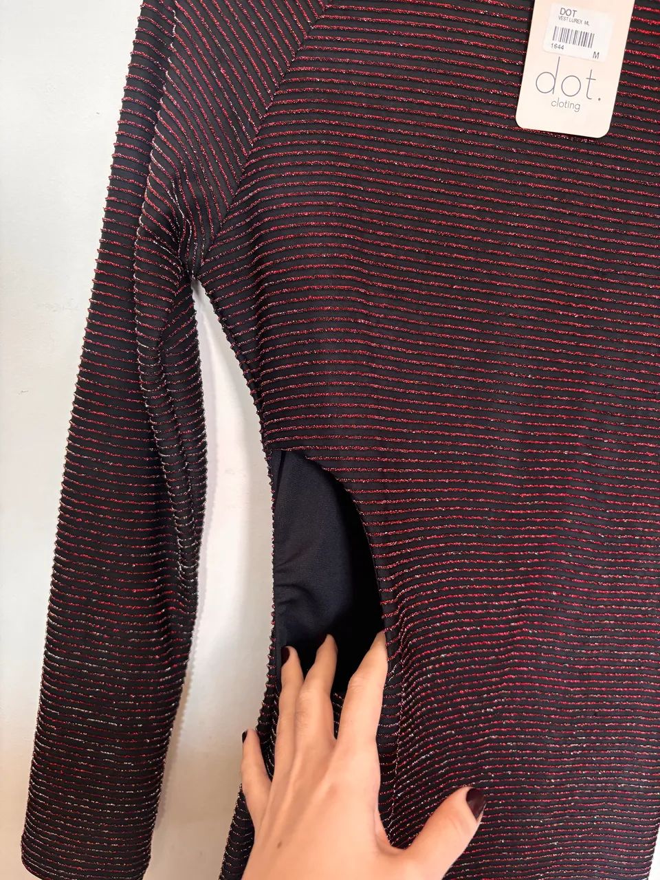 Vestido curto manga longa dot store  - Foto 4