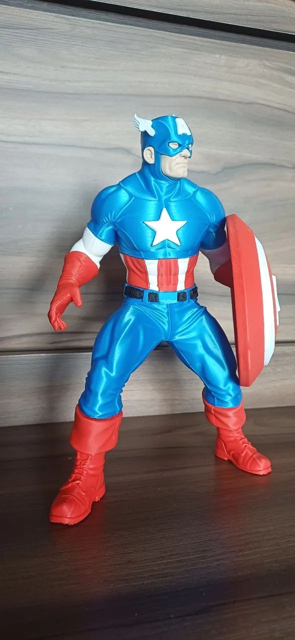 Hulk + capitao america boneco  - Foto 2