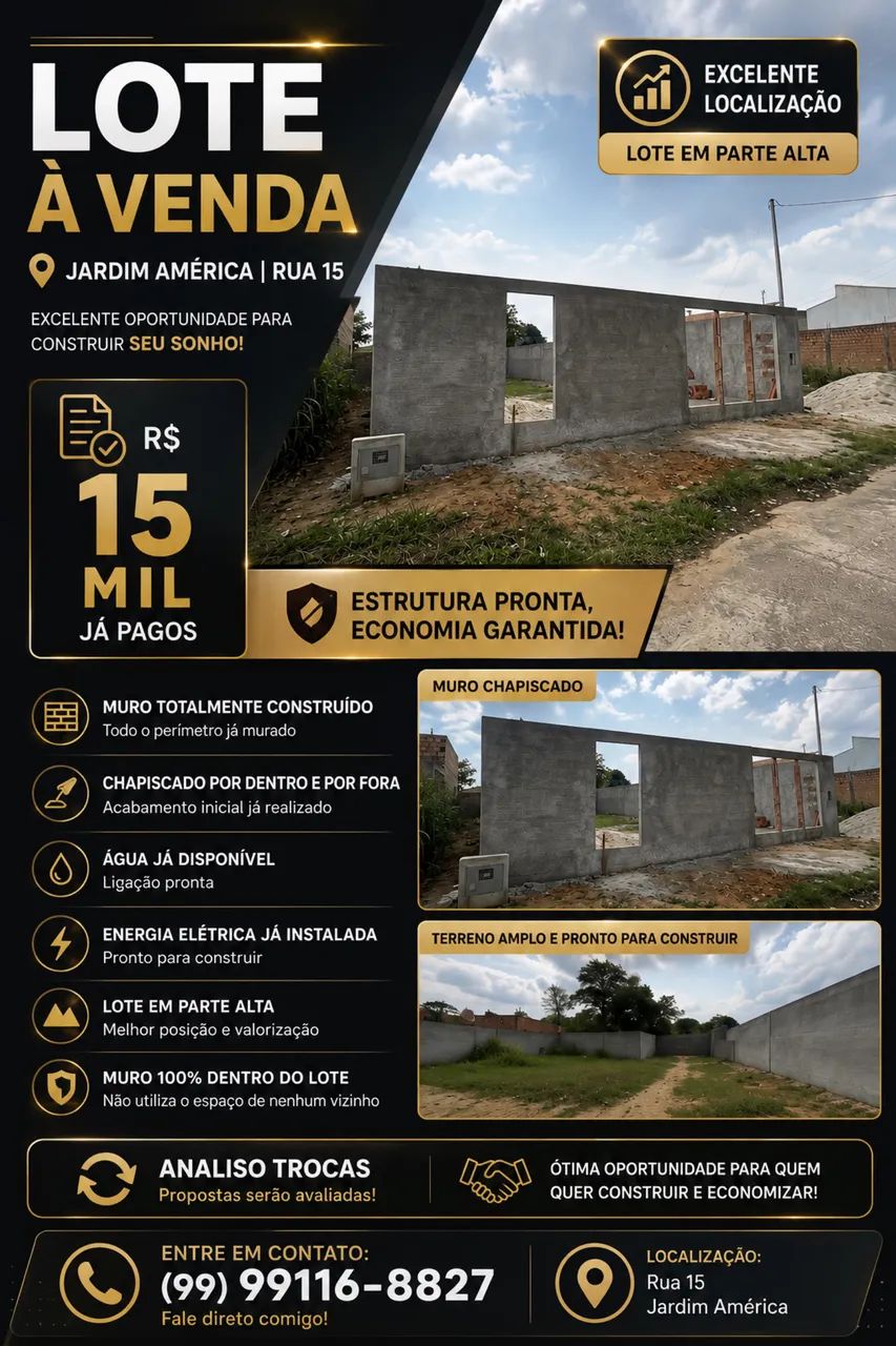 VENDO LOTE EM XINGUARA 