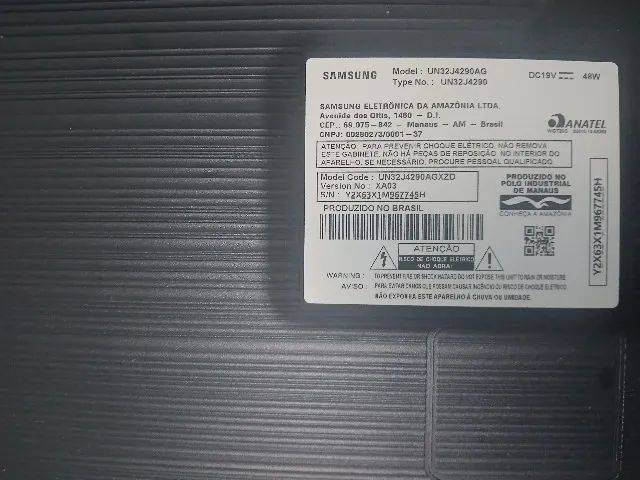 Vendo TV Samsung 32 polegadas, LED, Com Defeito, Tela Quebrada.  - Foto 4