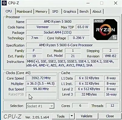 AMD Ryzen 5 5600 - Foto 3