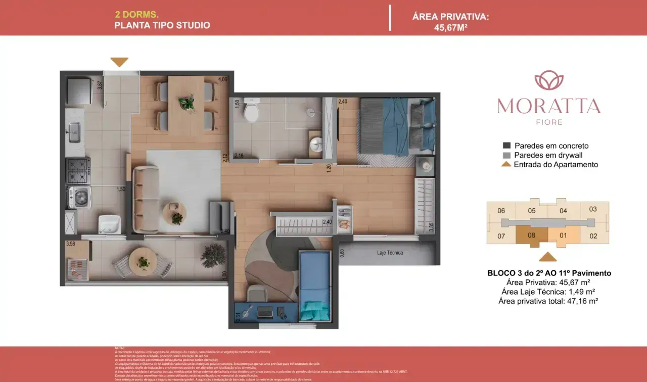 PLANTA 45m²
