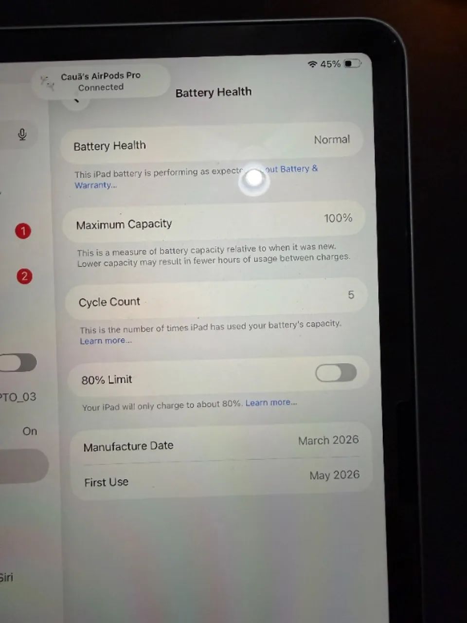 iPad Air M4 Wifi e Celular Cinza, Usado menos de um mes - Foto 4