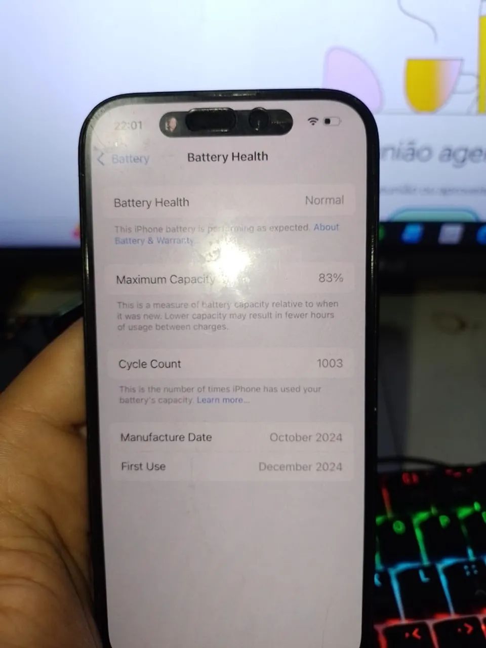 iphone 15 128gb com caixa  - Foto 3