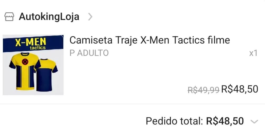 2 Camisas personalizadas (Asa noturna e X-men)  - Foto 4