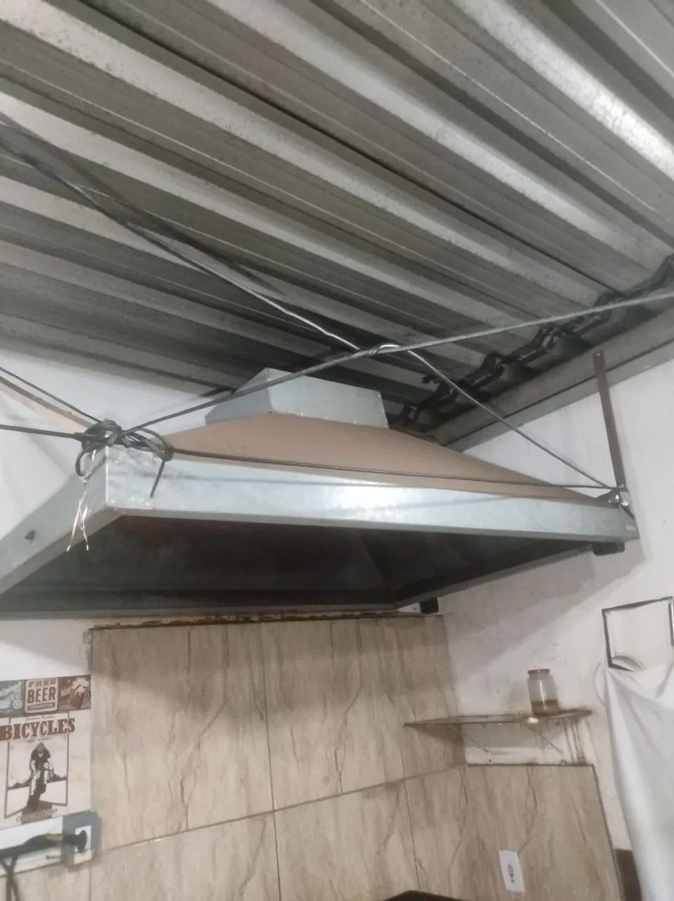 Coifa com exaustor reverso 
