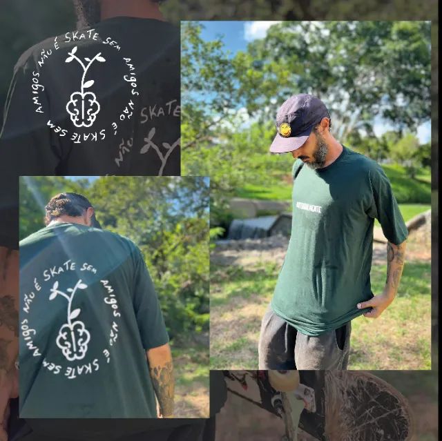 Camiseta NATURALMENTE . verde - Foto 2