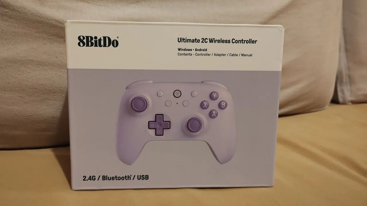 Controle Wireless 8Bitdo Ultimato 2C Roxo