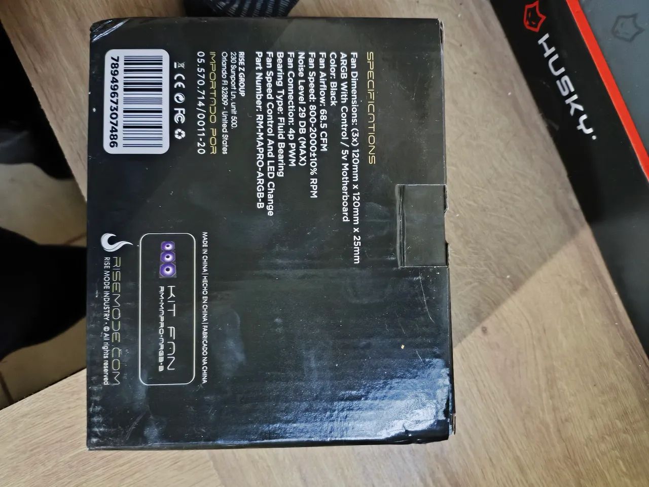 Kit 3 ventoinhas rise mode magneto pro  - Foto 3