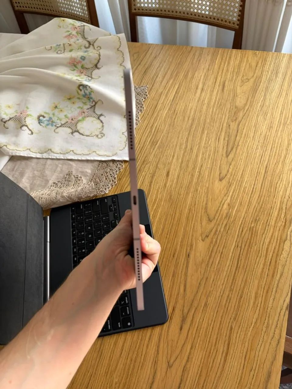 iPad Air M4 13? 256GB 5G Cellular + Magic Keyboard Original Apple - Foto 4