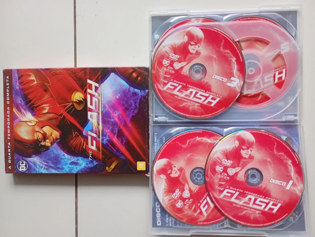 1, 2, 3 e 4 Temporada Completa de Flash - Foto 3