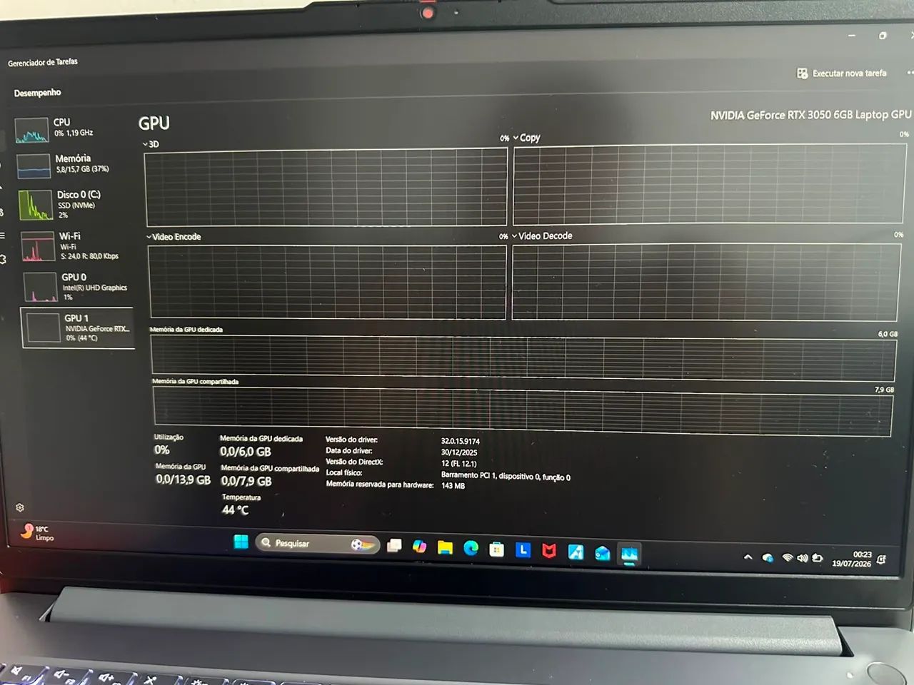 Notebook gamer com RTX e garantia de fábrica  - Foto 4